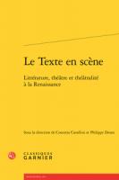 Texte en scène