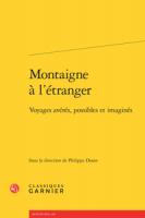 Montaigne à l'étranger