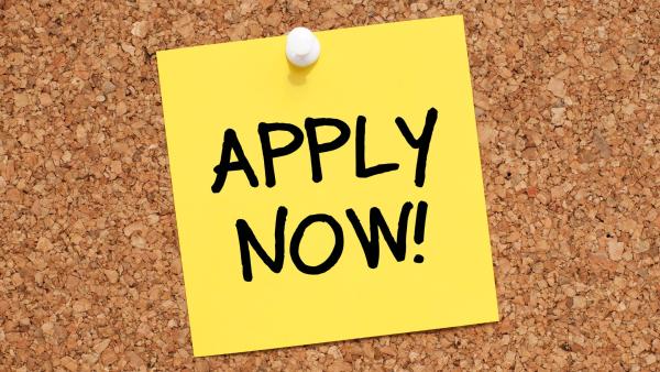 Apply now! 